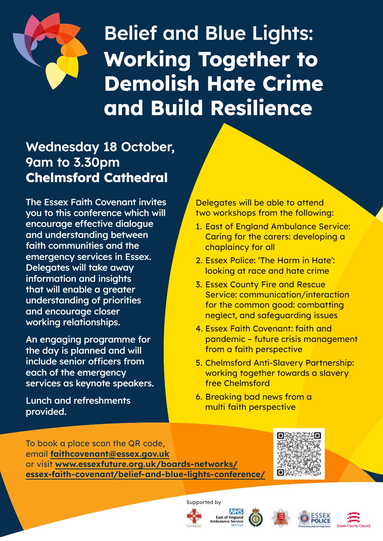 Faiths and Blue Lights conference poster